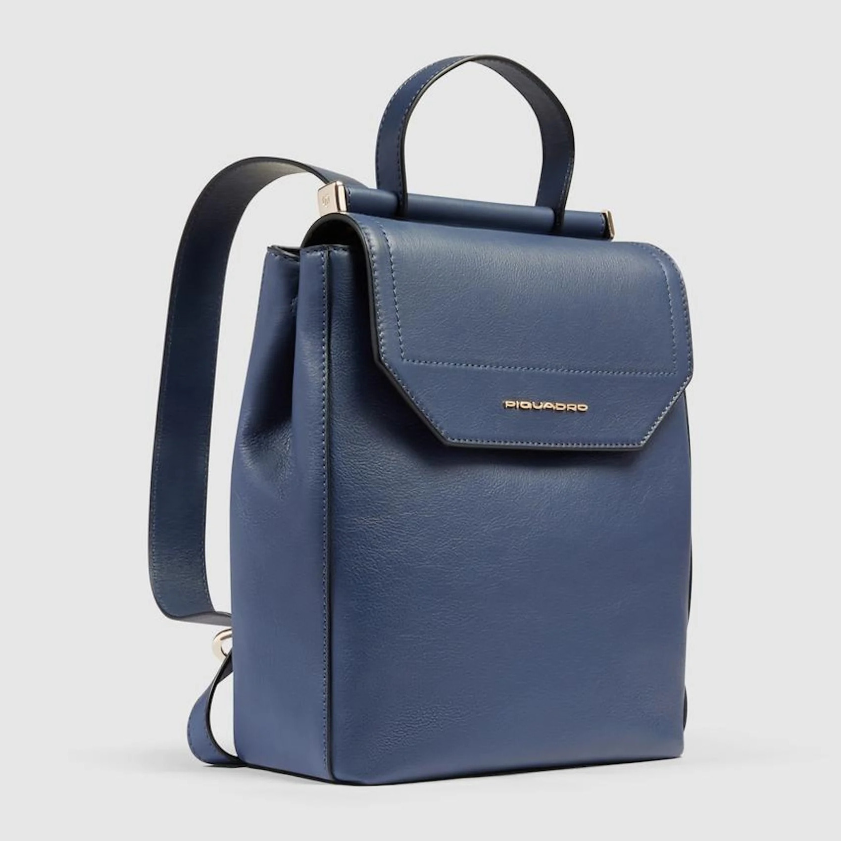 Piquadro Zainetto porta iPad®mini in pelle schermato con protezione RFID