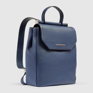 Piquadro Zainetto porta iPad®mini in pelle schermato con protezione RFID