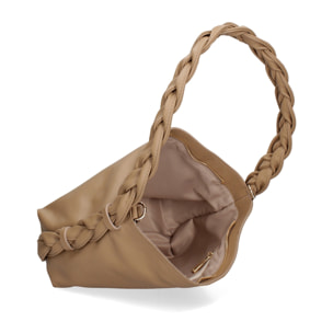 Borsa a spalla da donna - Modello Isara - Vera pelle - 26.0 x 22.0 x 9.0 cm