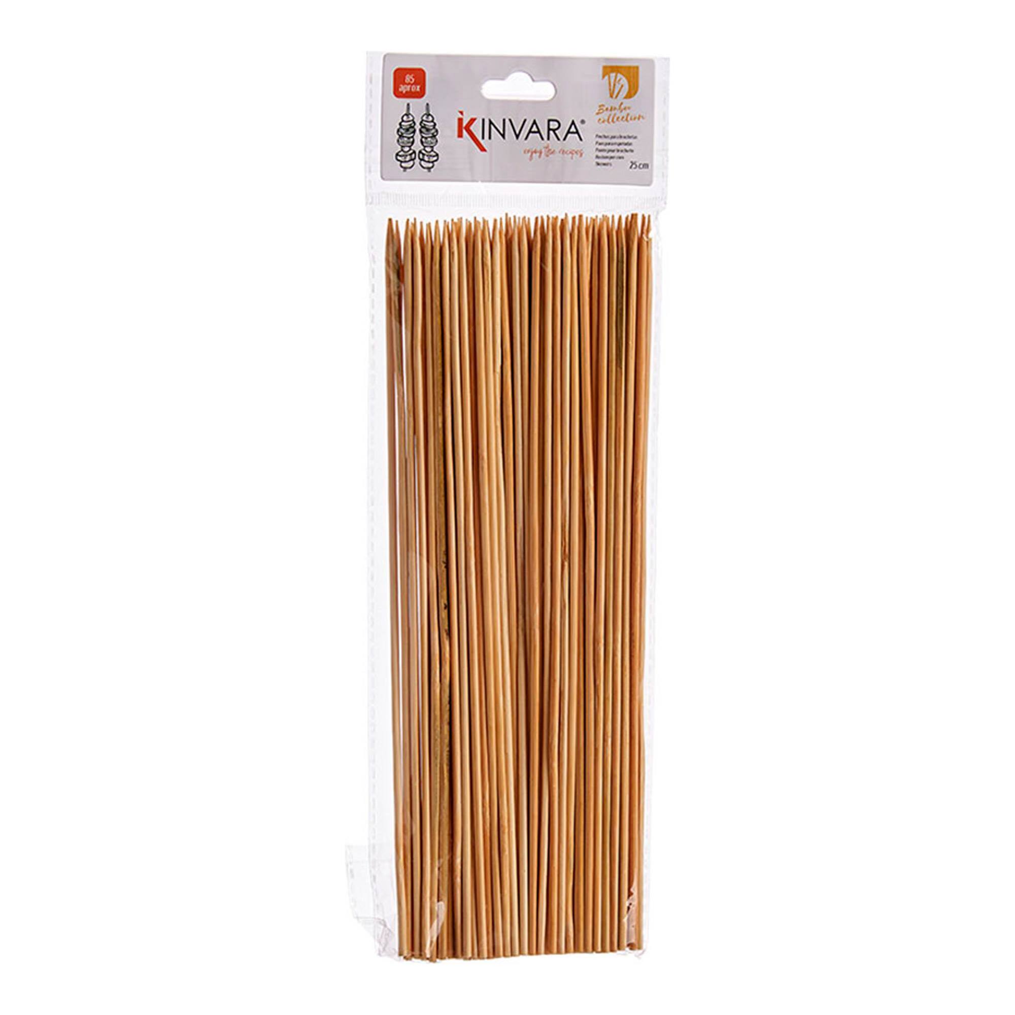 Set 85 pinchos bambu 25cm colección kinvara
