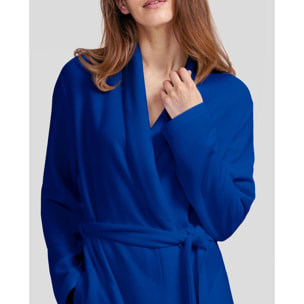 Bata corta azul