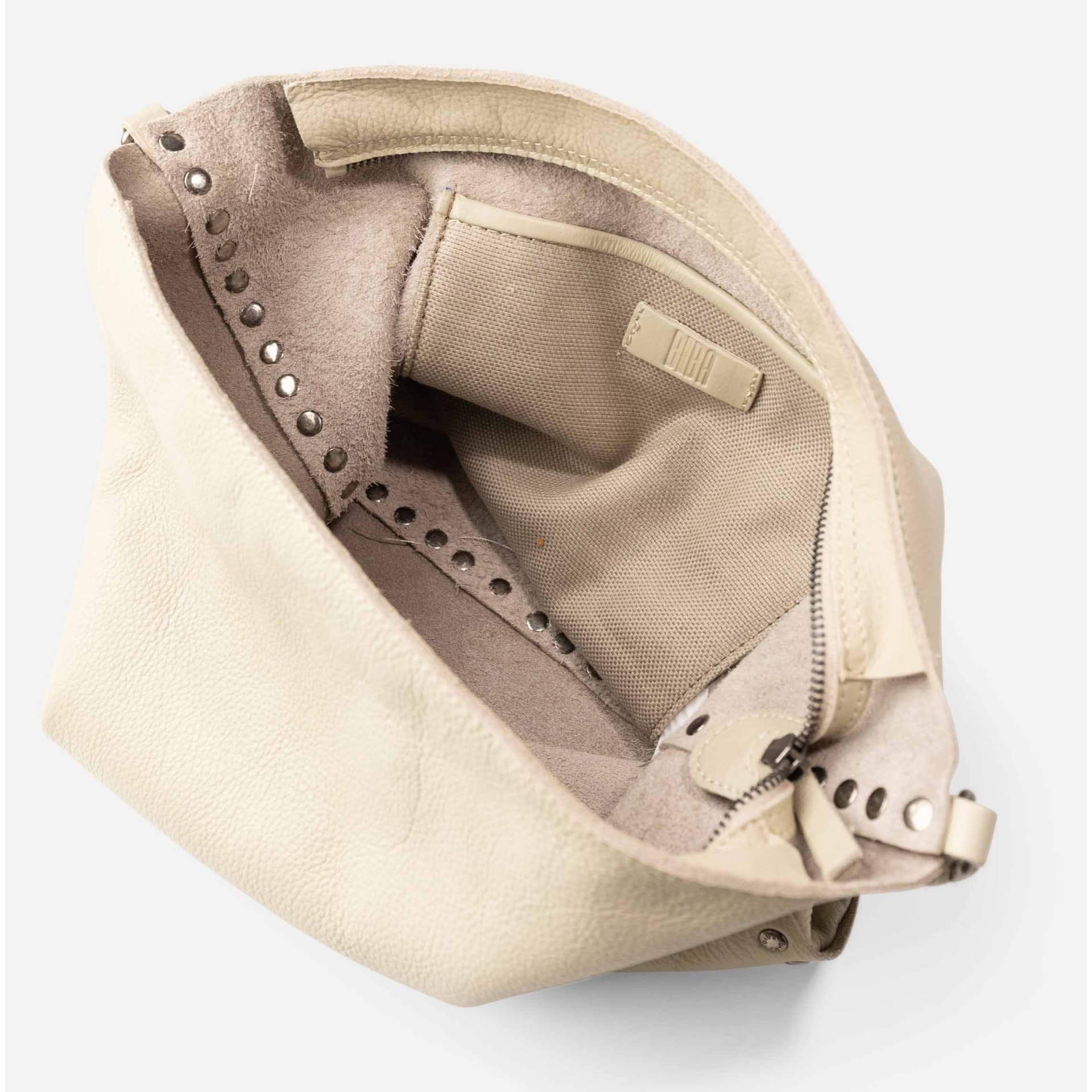 Bolso de hombro BIBA New Orange de piel