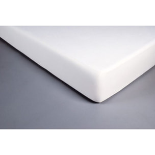 Protège matelas polycoton 20/80 blanc