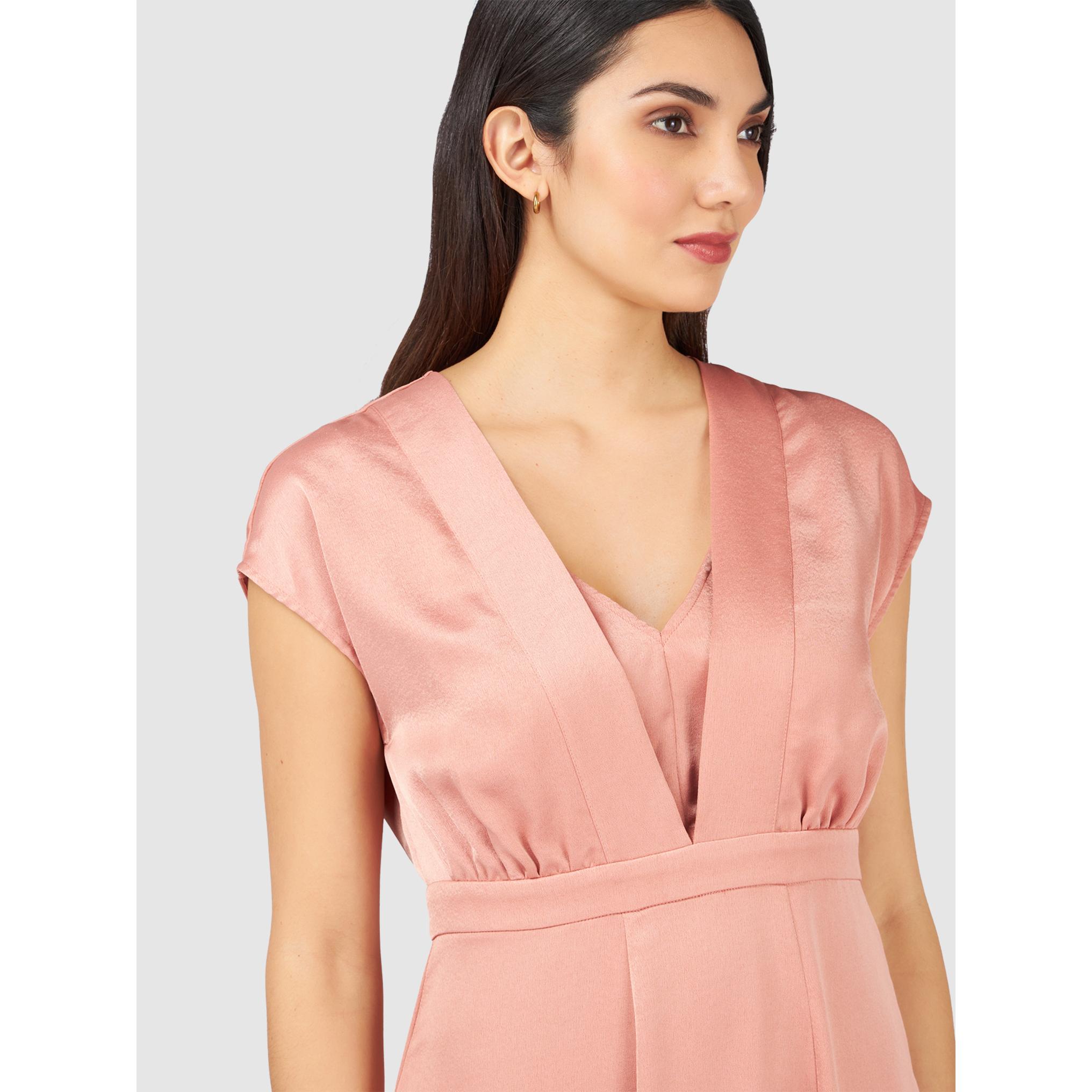 Oltre - Vestito in enver satin - Rosa