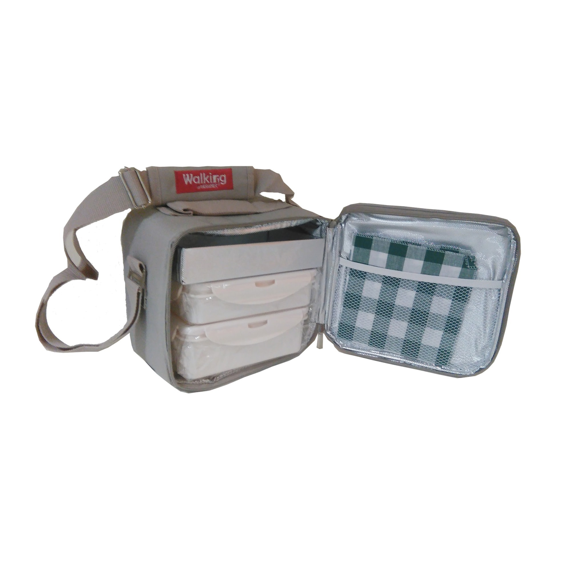BOLSO PORTA ALIMENTOS/ LUNCHBOX  gris Bergner