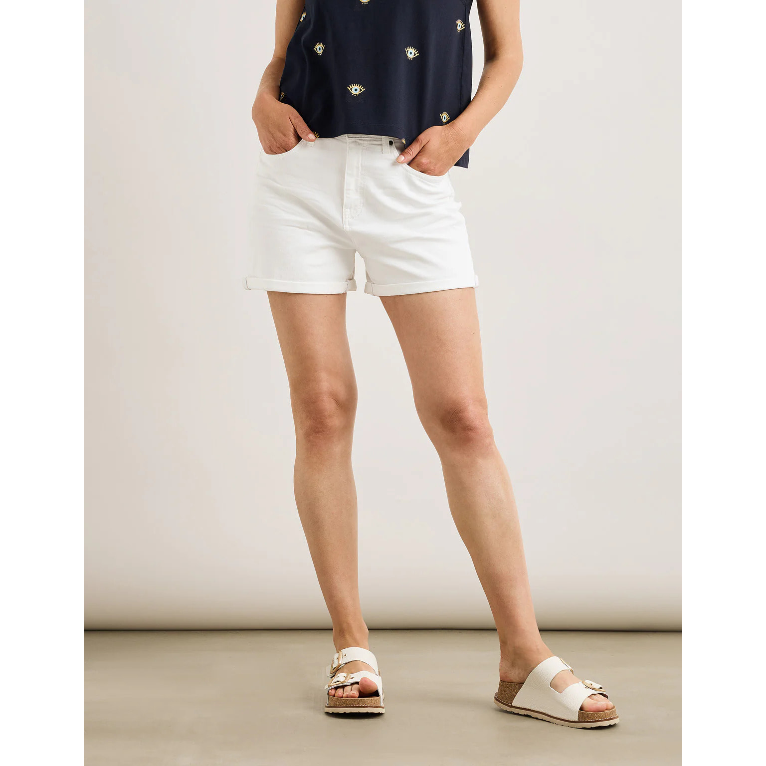 Bermuda Denim Blanco - Orce