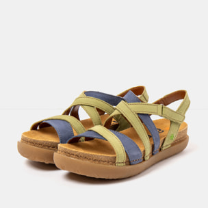 Sandalias 1714 MULTI LIKEN-OCEAN /RHODES color Liken-ocean