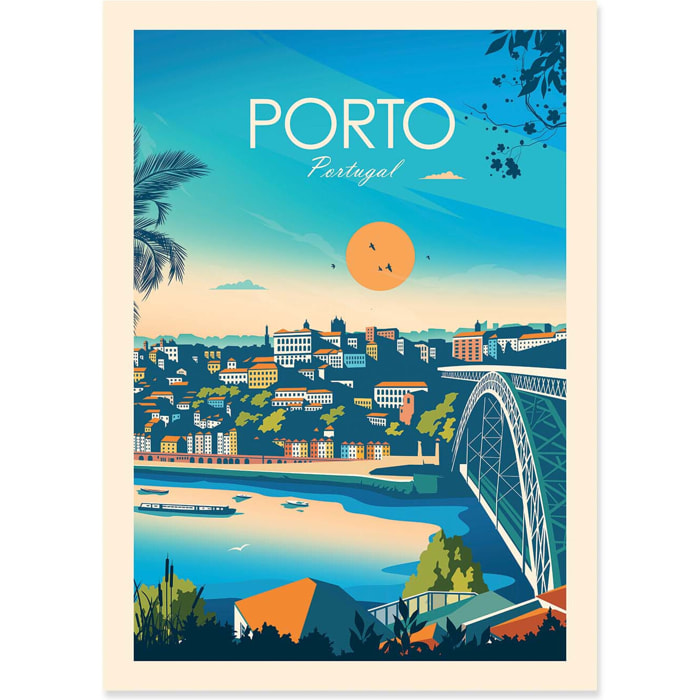 Affiche - Porto Portugal - Studio Inception