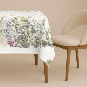 Naturals - Mantel de Tela Estampado - Antimanchas - 100% Algodón - Half panamá - Eden