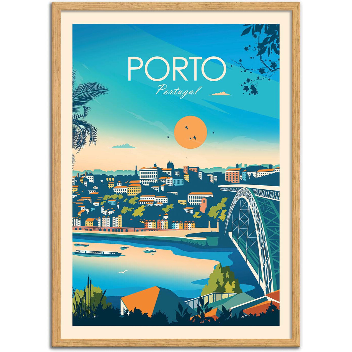Affiche - Porto Portugal - Studio Inception