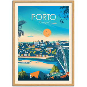 Affiche - Porto Portugal - Studio Inception