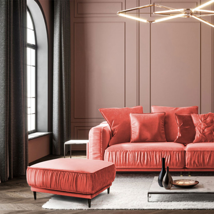 Pouf taille S Fiorenzo Velours