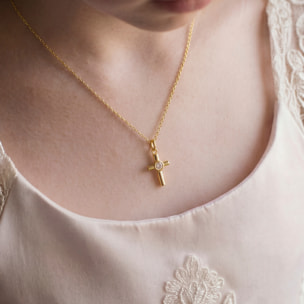 Collar Lanka acabado oro amarillo 18k
