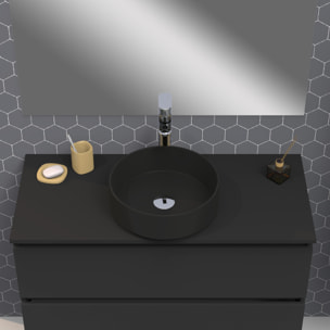 Ensemble de salle de bain IRONA 2C TOP, 100cm, comprend lavabo et miroir