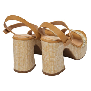 Sandali cinturino - tacco 11,0 cm - plateaux 4,0 cm