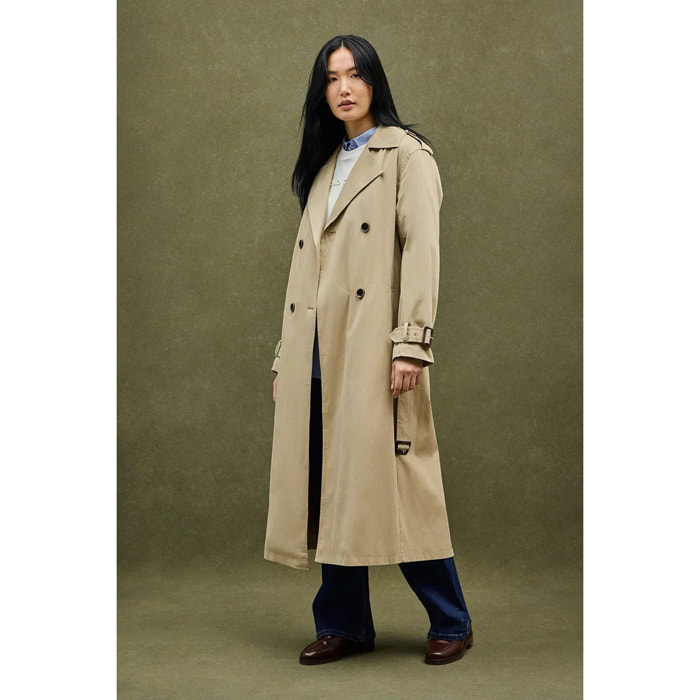 Trench Leina color sabbia Polo Club