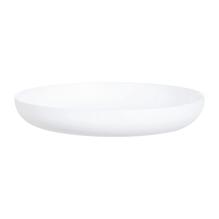 Assiette creuse blanche 29cm Friend's Time - Luminarc - Verre opale extra résistant