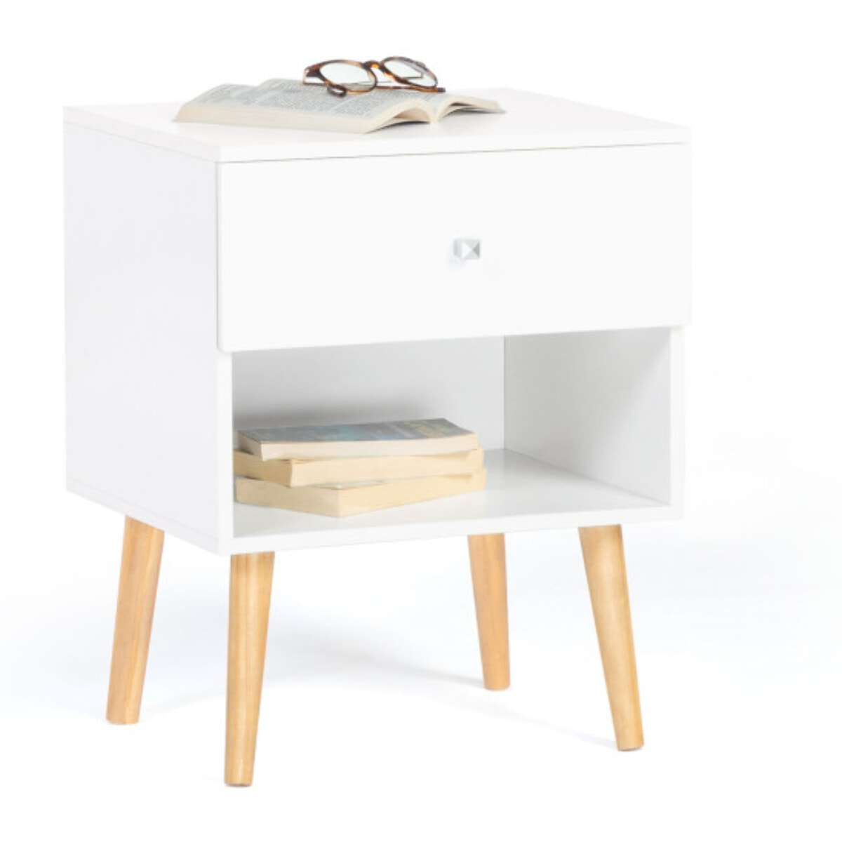 Tables de chevets Emmie 1 tiroir - lot de 2