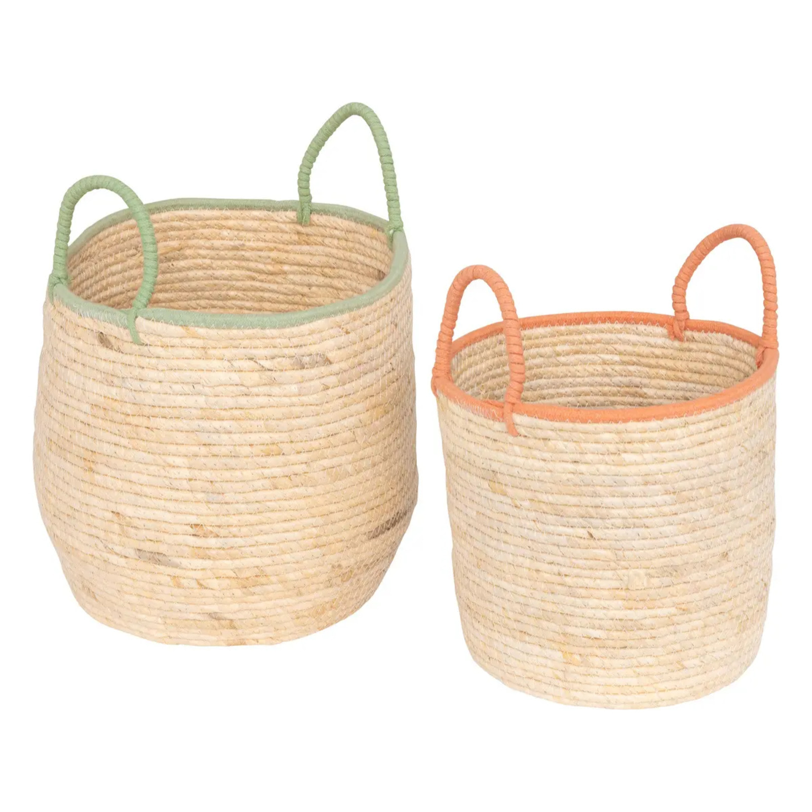 2 paniers "Wild" beige