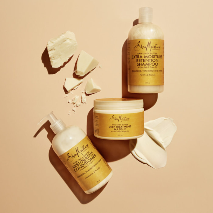 Après-Shampooing Shea Moisture Hydratant et fortifiant au miel et yaourt aux huiles de Mafura et de