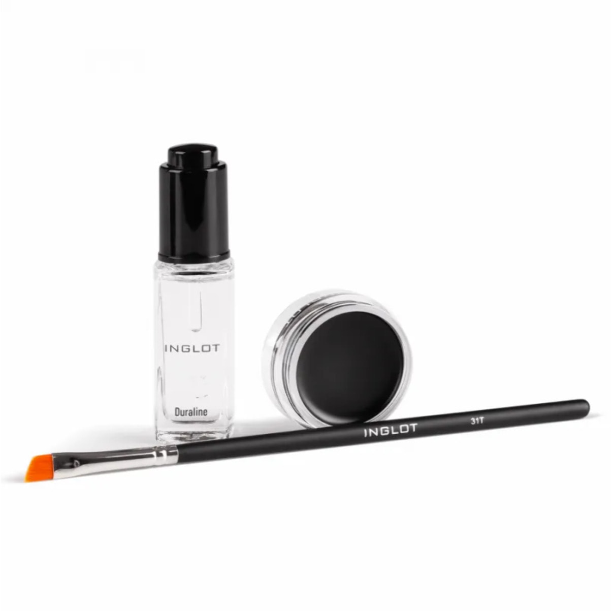 INGLOT Makeup Brush 31T, Pincel biselado para eyeliner