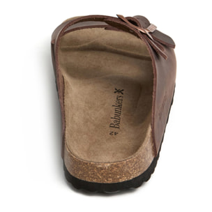 SANDALIA BABUNKERS MARRON