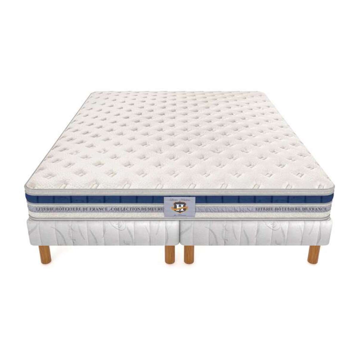 ENSEMBLE Villandry - Matelas 2 Places + 2 Sommiers