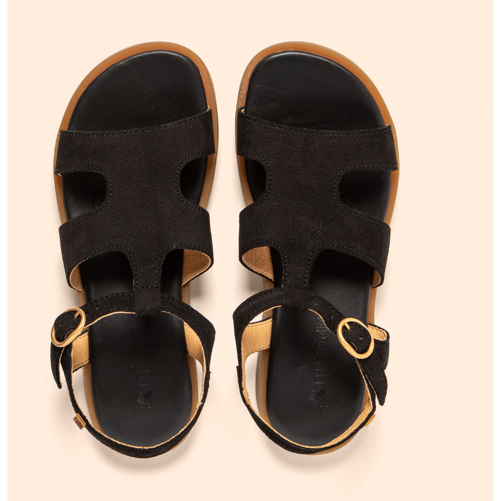 Sandalias N5879 NOBUCK BLACK/ ARENISCA color Black