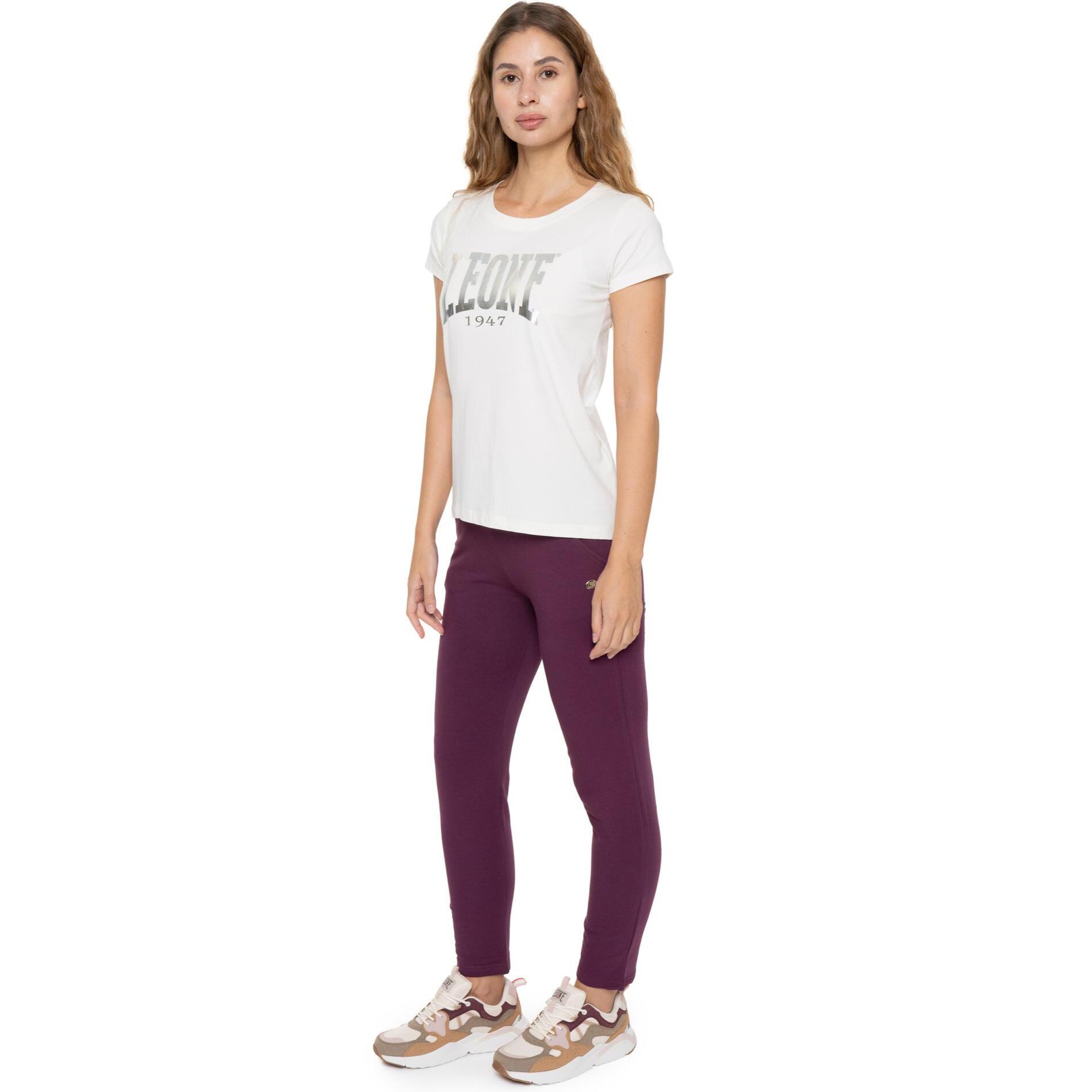 Camiseta de manga corta para mujer con estampado Leone 1947 Never Without
