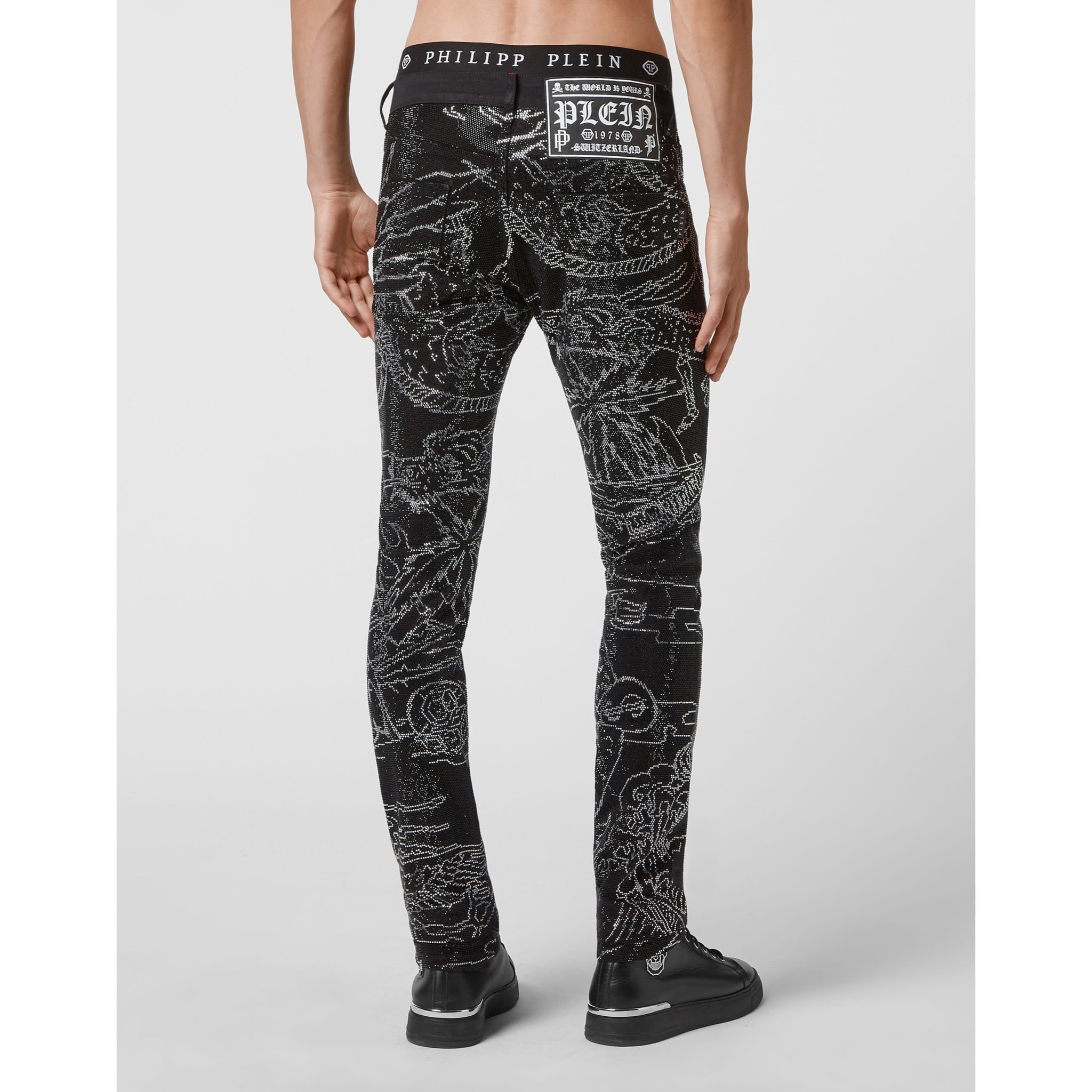 PHILIPP PLEIN Jeans taglio straight TATTOO