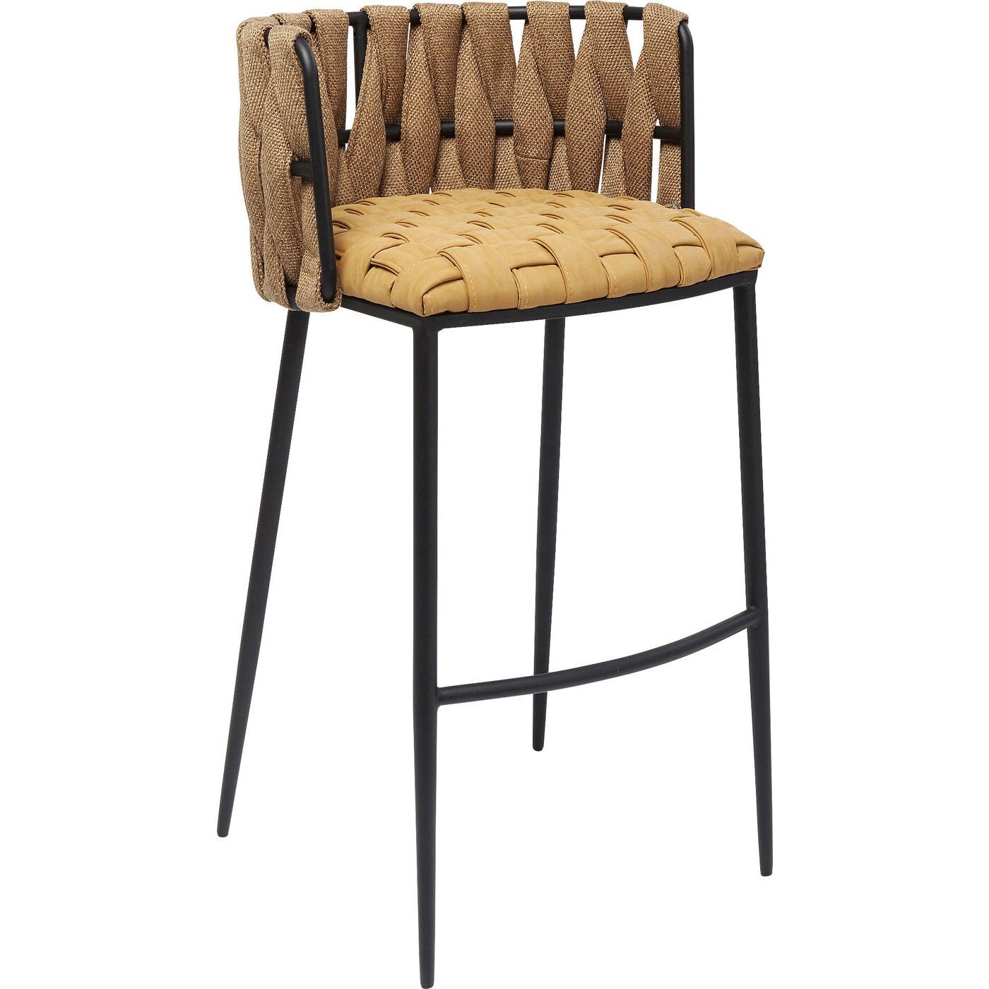 Tabouret de bar Cheerio jaune Kare Design