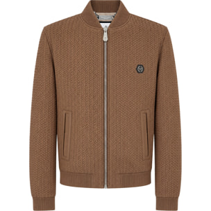 PHILIPP PLEIN Bomber de cuero