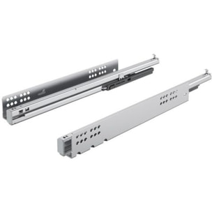 Paire de coulisses à billes KA 3434 HETTICH - Charge 20 kg - L.450 mm - Pour support clavier coulissant - 77803