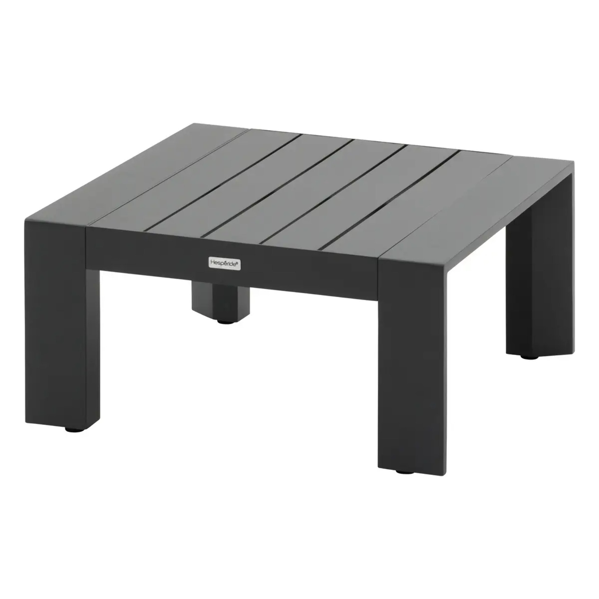 Pouf de jardin "Évasion" graphite aluminium et oléfine