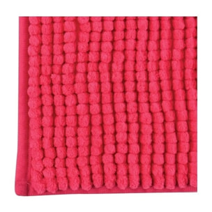 Tapis de bain Microfibre CHENILLE Rose Fuschia MSV