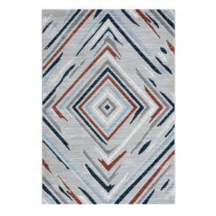 Tapis salon et chambre tissé motif géométrique KOLE