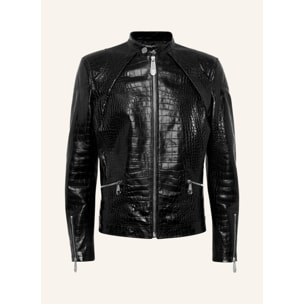 PHILIPP PLEIN Chaqueta Moto de cuero COCCO