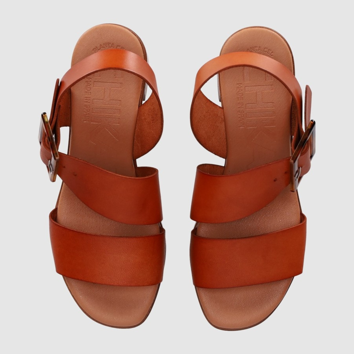 Sandalias de Piel - Cuero - Tacón: 5 cm