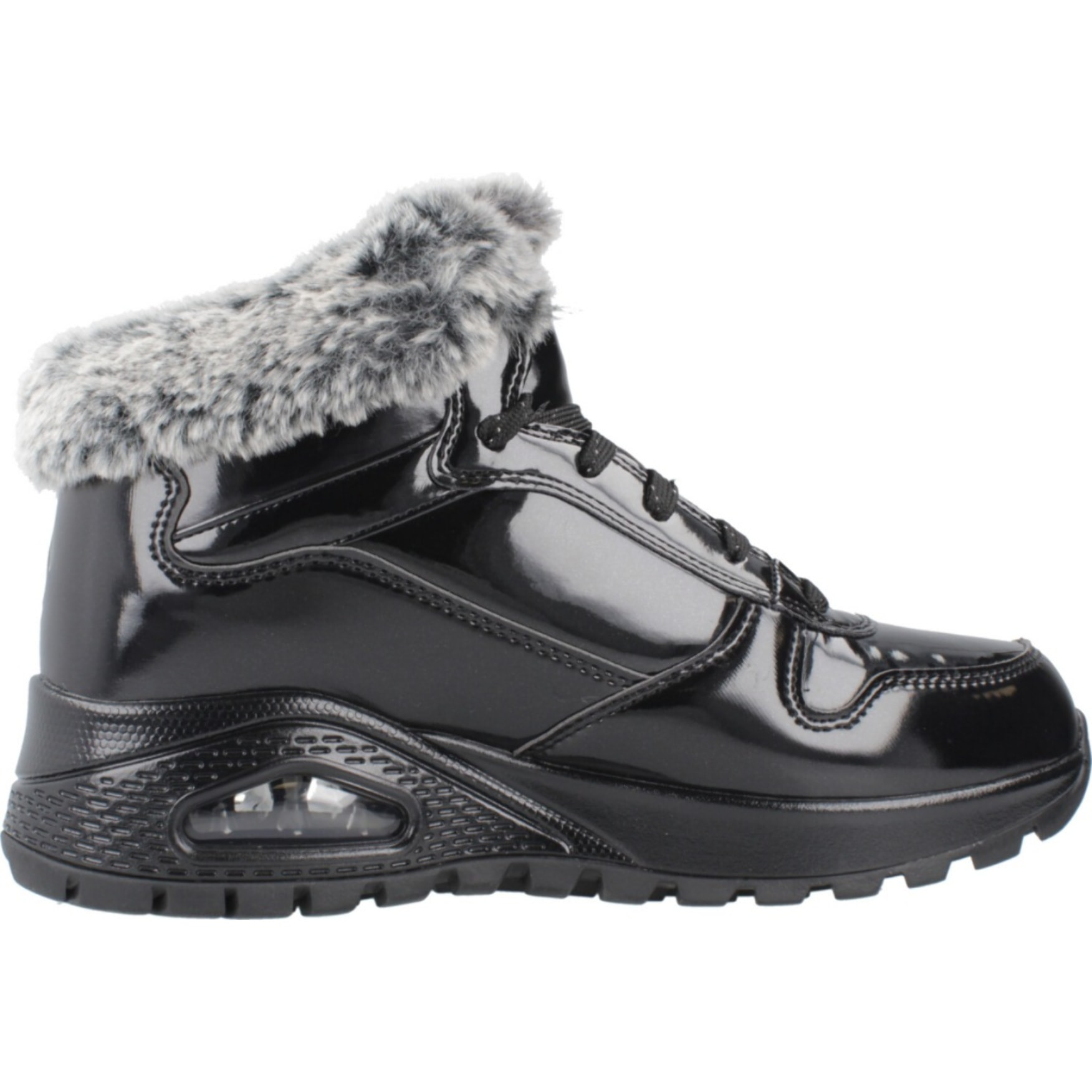 Botines Mujer Rugged Fiesty Winter Negro