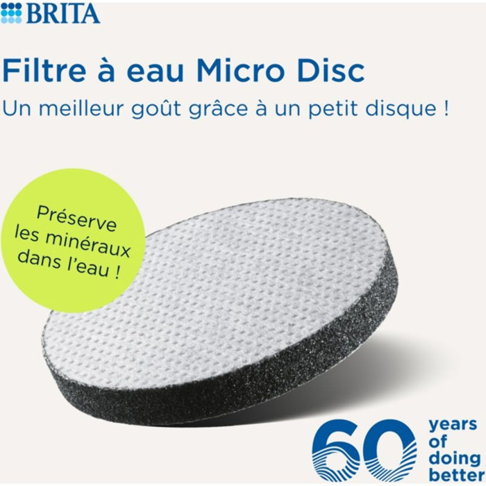 Cartouche filtrante BRITA Pack 3 filtres à eau MicroDisc