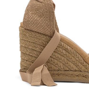 Alpargata de cuña Joyce con el icónico bordado en lino by ETRO