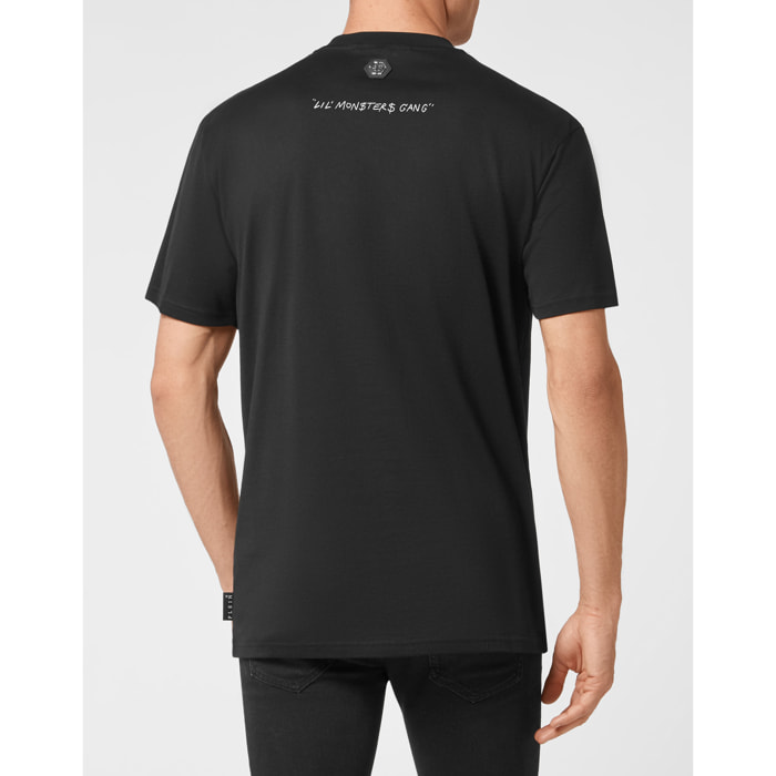 PHILIPP PLEIN T-Shirt Round Neck LIL’ MONSTERS GANG