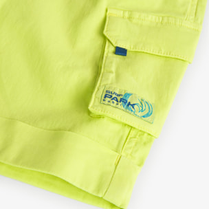 Bermudas para niÃ±o lisas de color verde, Bermudas, niÃ±o