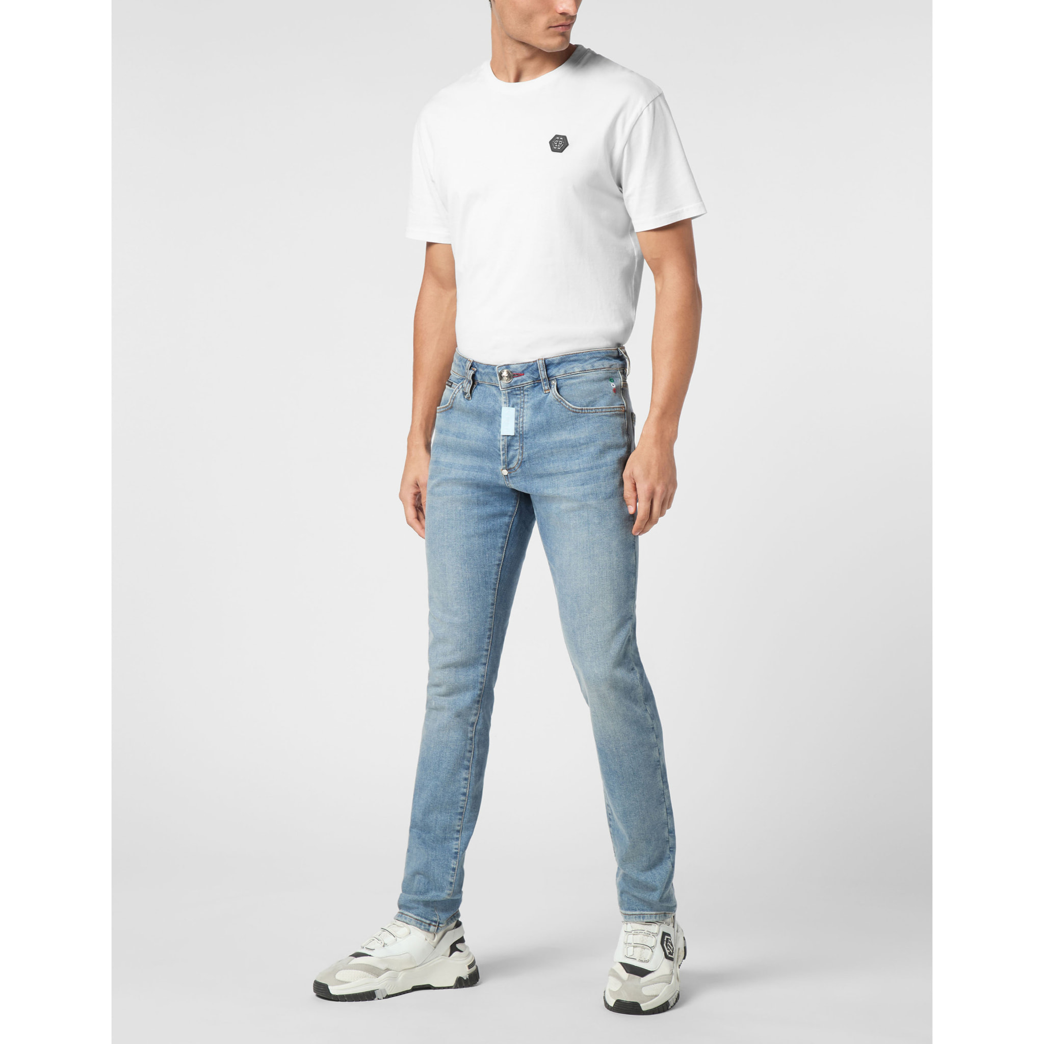 PHILIPP PLEIN Jeans taglio straight HEXAGON