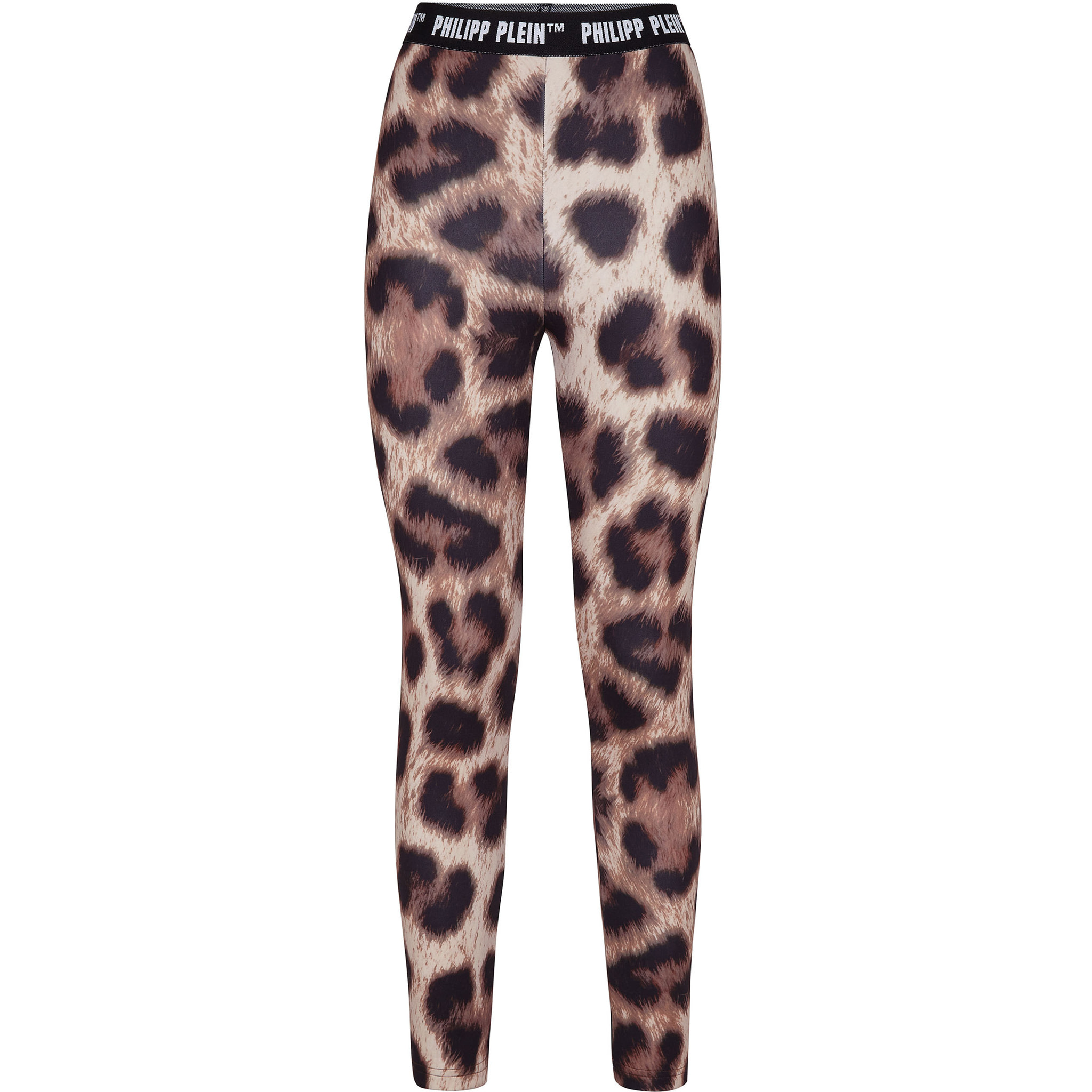 PHILIPP PLEIN High Waist Trousers LEOPARD
