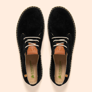 Zapatos N678 SILK SUEDE BLACK / CAMPOS color Black