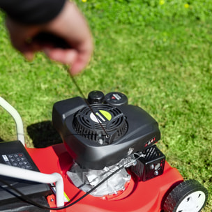 Cortacésped de gasolina motor de 4 tiempos OHV refrigerado por aire de 139cc y 5cv  - Greencut GLM660X