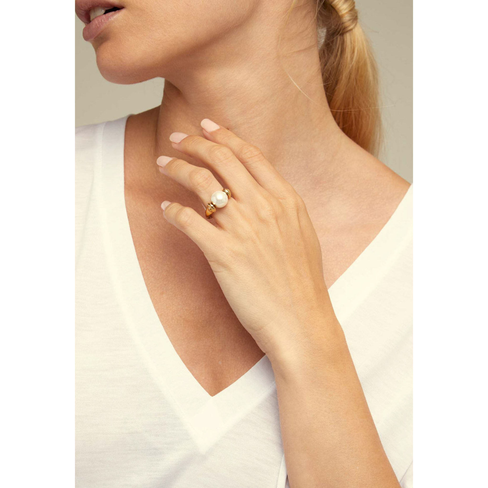 Anillo full pearlmoon BLANCO 9