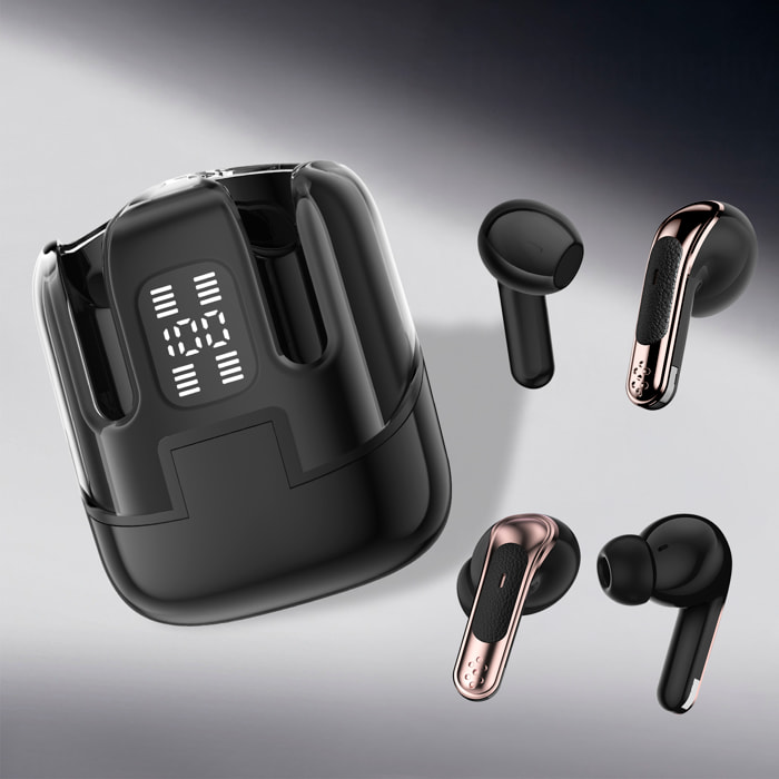 J17 Doppia coppia di auricolari con bluetooth 5.4.