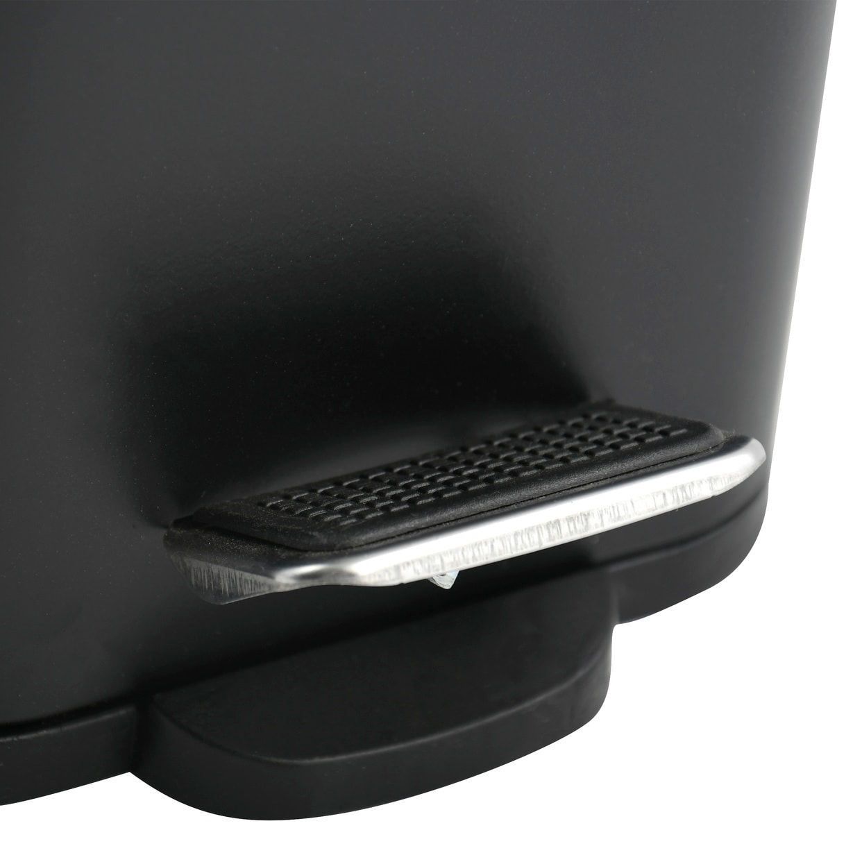 Cubo de basura con pedal ERIK de 5L en color Negro - 14x28x29cm